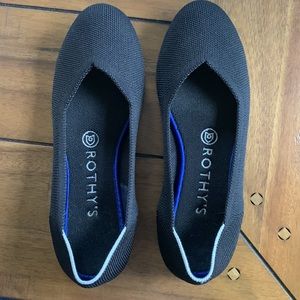 Rothy’s black flats size 7